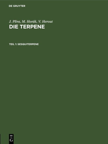 Die Terpene: Teil 1 Sesquiterpene