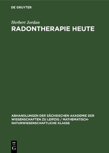 Radontherapie heute