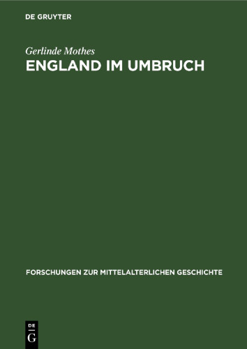 England im Umbruch: Volksbewegungen an der Wende vom Mittelalter zur Neuzeit