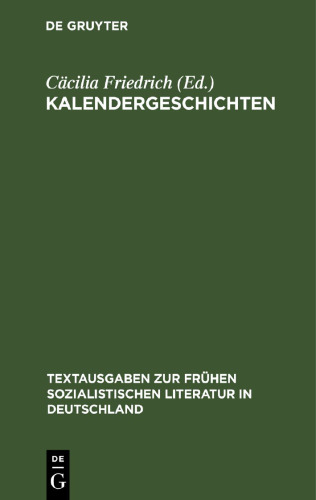 Kalendergeschichten