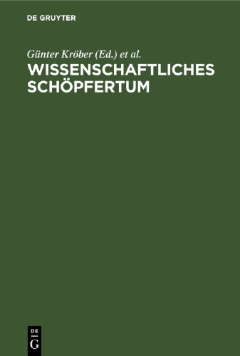 Wissenschaftliches Schöpfertum
