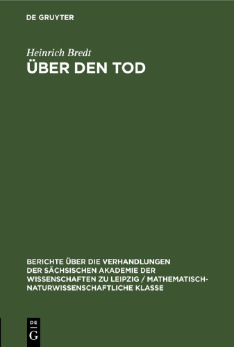 Über den Tod: Eine naturwissenschaftliche Betrachtung