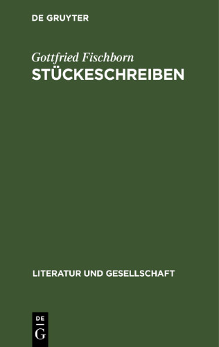 Stückeschreiben: Claus Hammel, Heiner Müller, Armin Stolper
