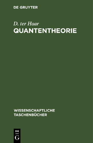 Quantentheorie: Einführung und Originaltexte