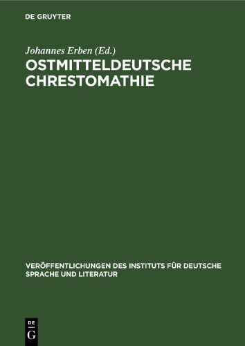 Ostmitteldeutsche Chrestomathie