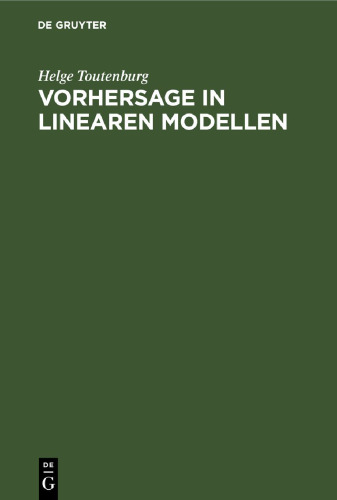 Vorhersage in linearen Modellen