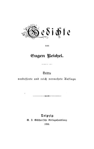 Gedichte