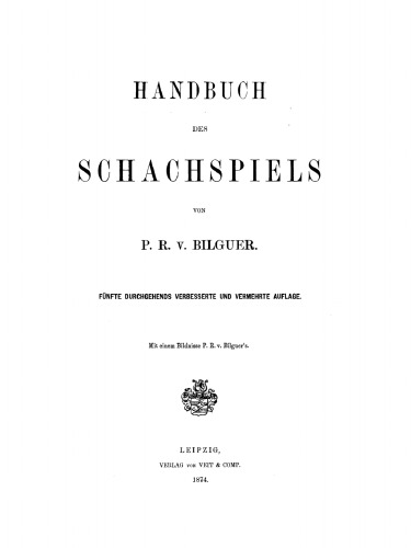 Handbuch des Schachspiels