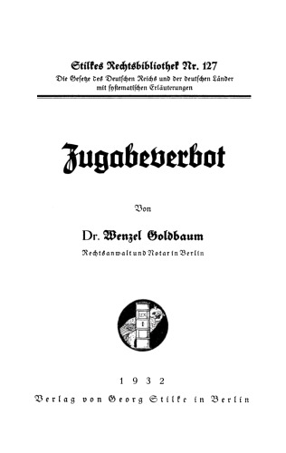 Zugabeverbot