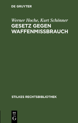 Gesetz gegen Waffenmißbrauch