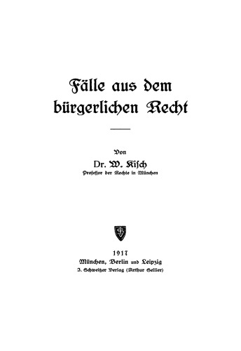 Fälle aus dem bürgerlichen Recht