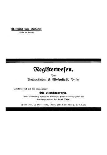 Registerwesen