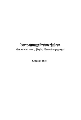 92. Verwaltungsstreitverfahren