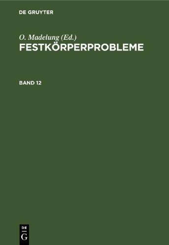 Festkörperprobleme: Band 12