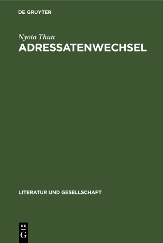 Adressatenwechsel: Literarische Kommunikation in Sowjetrußland (1917–1930)