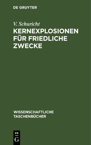 Kernexplosionen für friedliche Zwecke