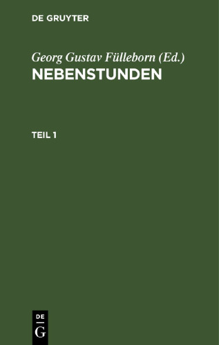 Nebenstunden: Teil 1
