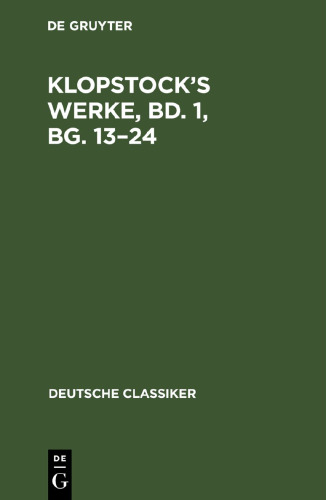 Klopstock’s Werke, Bd. 1, Bg. 13–24