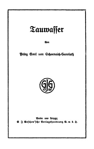 Tauwasser