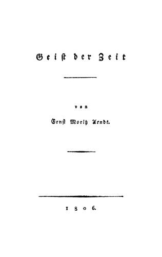 Geist der Zeit