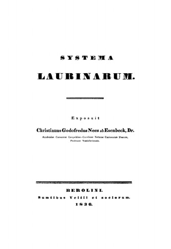 Systema Laurinarum