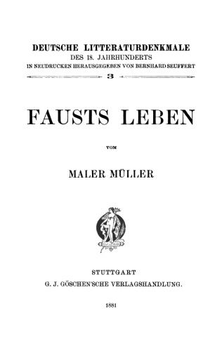 Fausts Leben
