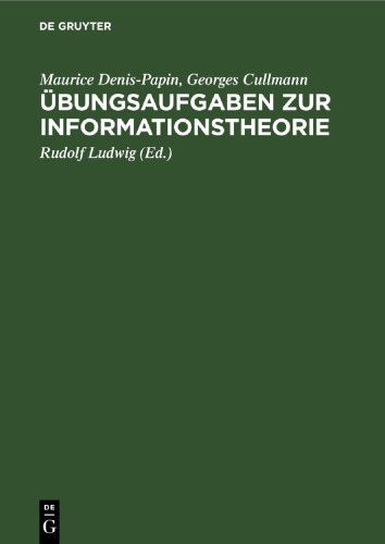 Übungsaufgaben zur Informationstheorie