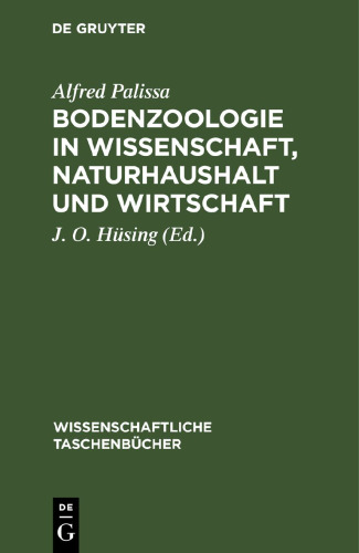 Bodenzoologie in Wissenschaft, Naturhaushalt und Wirtschaft