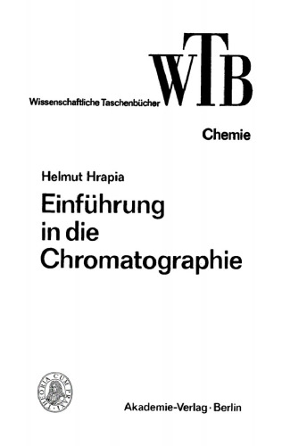 Einführung in die Chromatographie