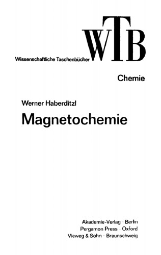 Magnetochemie