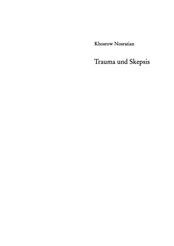 Trauma und Skepsis: Nach Levinas
