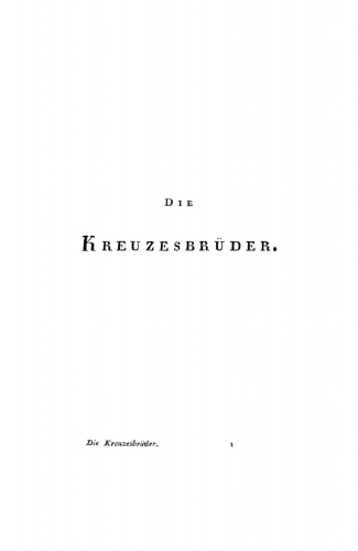 Die Söhne des Thal’s: Teil 2 Die Kreuzesbrüder