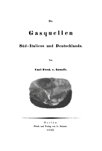 Die Gasquellen Süd-Italiens und Deutschlands