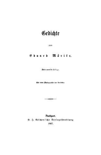 Gedichte