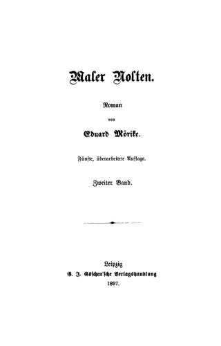 Maler Nolten: Band 2