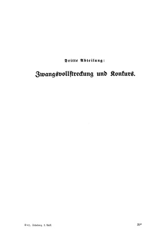 Lux. Schulung für die juristische Praxis: Abteilung 3 Zwangsvollstreckung und Konkurs