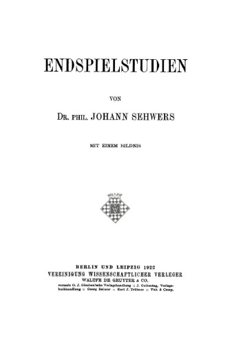 Endspielstudien