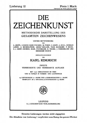 Die Zeichenkunst: Lieferung 12