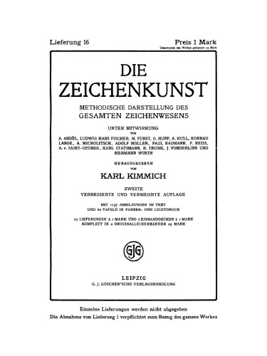 Die Zeichenkunst: Lieferung 16