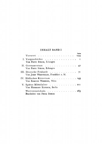 Deutsche Wortgeschichte: Band 2 Strömungen Luther und die Nhd. Schriftsprache – Barock Vernunftsprachtum – Klassik und Romantik das 19. Jahrh. – Englische Einflüsse, Aufstieg des Volkes