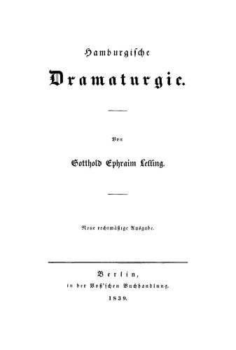 Hamburgische Dramaturgie