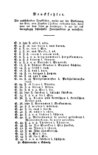 F. Schleiermacher an den Herrn Geheimenrath Schmalz: Auch eine Recension