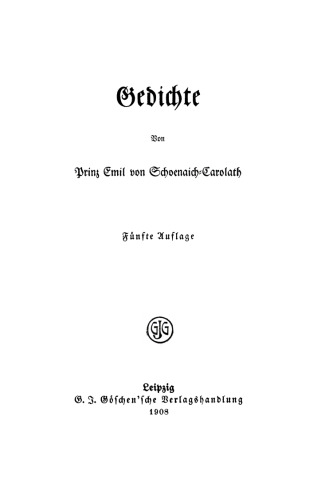 Gedichte