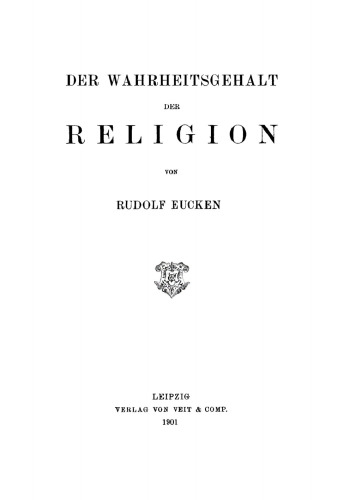 Der Wahrheitsgehalt der Religion