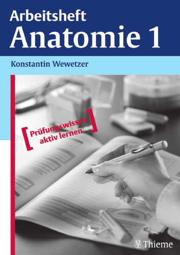 Arbeitsheft Anatomie 1
