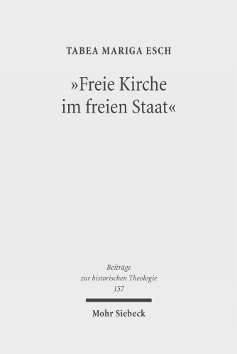 'Freie Kirche im freien Staat': Das Kirchenpapier der FDP im kirchenpolitischen Kontext der Jahre 1966 bis 1974