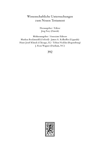 The Bible Among Scriptures and Other Essays (Wissenschaftliche Untersuchungen Zum Neuen Testament)