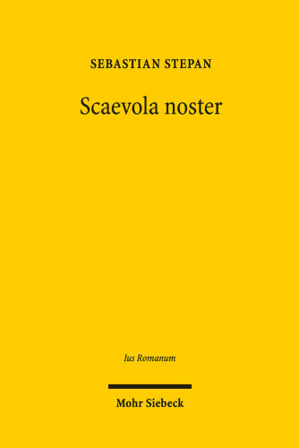Scaevola noster: Schulgut in den 'libri disputationum' des Claudius Tryphoninus?
