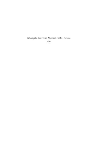 Franz Michael Felder (1839-1869): Aspekte des literarischen Werkes