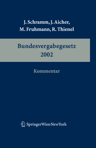 Bundesvergabegesetz 2002: Komentar